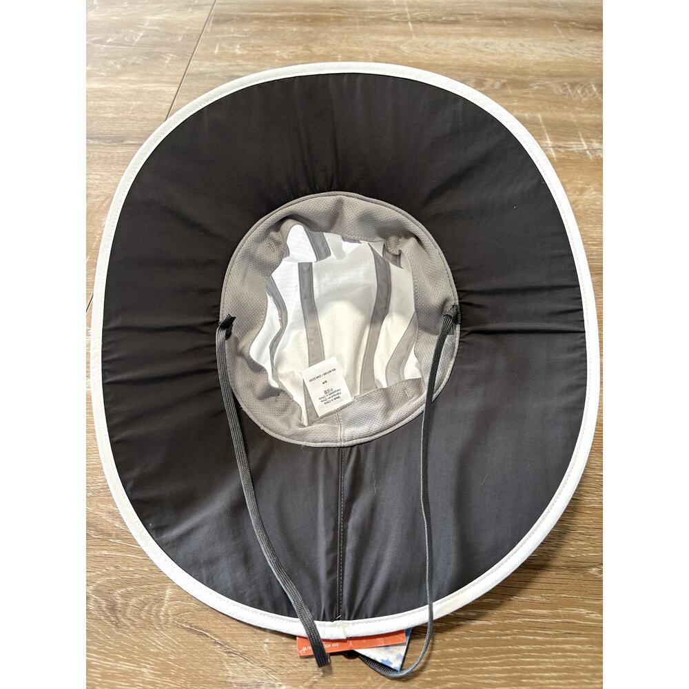 Outdoor Research Women's Oasis Sun Hat White UPF 50+ Wide Brim Cinch Size S/P - Picture 4 of 6